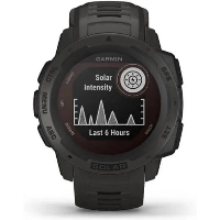 Умные часы Garmin Instinct Solar 0100229300, Black, черный