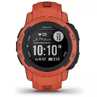 Умные часы Garmin Instinct 2s Solar 0100256306, Red, красный