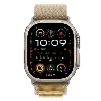 Apple Watch Ultra 2 49mm Titanium Case Alpine Loop, Natural/Tan, размер L