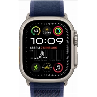 Apple Watch Ultra 2 49mm Titanium Case Trail Loop, синий/, размер S/M, Blue, синий