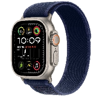 Apple Watch Ultra 2 49mm Titanium Case Trail Loop, синий/, размер S/M, Blue, синий