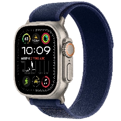 Apple Watch Ultra 2 49mm Titanium Case Trail Loop, синий/, размер M/L, Blue, синий