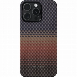 Чехол Pitaka Fusion Weaving MagEZ 5 для iPhone 15 Pro - Sunset