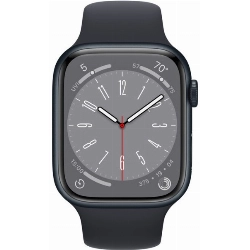 Apple Watch Series 8 41mm Aluminum Case with Sport Band, , размер S/M, Midnight, тёмная ночь