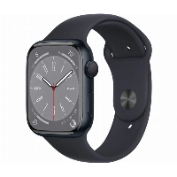 Apple Watch Series 8 41mm Aluminum Case with Sport Band, , размер S/M, Midnight, тёмная ночь