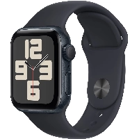 Apple Watch SE 2023 40mm Aluminum Case with Sport Band, , размер S/M, Midnight, тёмная ночь