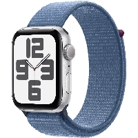 Apple Watch SE 2023 44mm Aluminum Case with Sport Loop, Blue, синий