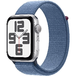 Apple Watch SE 2023 40mm Aluminum Case with Sport Loop, Blue, синий