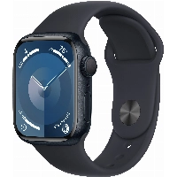 Apple Watch Series 9 41mm Aluminum Case with Sport Band, , размер M/L, Midnight, тёмная ночь