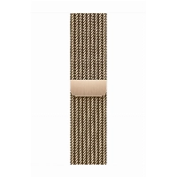 Apple Watch Series 9 41mm Aluminum Case with Milanese Loop, Gold