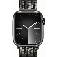 Apple Watch Series 9 45mm Aluminum Case with Milanese Loop, овая петля, Graphite, графит