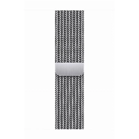 Apple Watch Series 9 45mm Aluminum Case with Milanese Loop, серебристая петля