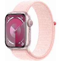 Apple Watch Series 9 45mm Aluminum Case with Sport Loop, нежно-, Pink, розовый