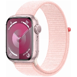 Apple Watch Series 9 41mm Aluminum Case with Sport Loop, нежно-, Pink, розовый