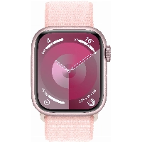 Apple Watch Series 9 45mm Aluminum Case with Sport Loop, нежно-, Pink, розовый