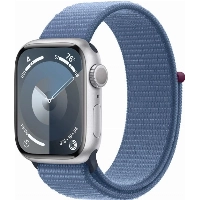 Apple Watch Series 9 41mm Aluminum Case with Sport Loop, Light blue , голубой