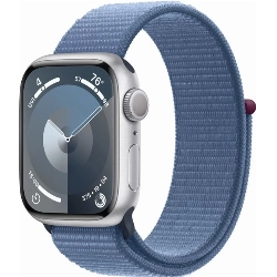 Apple Watch Series 9 41mm Aluminum Case with Sport Loop, Light blue , голубой