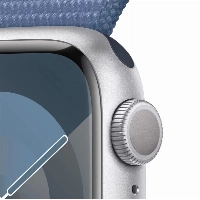 Apple Watch Series 9 45mm Aluminum Case with Sport Loop, Light blue , голубой