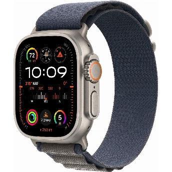 Apple Watch Ultra 2 49mm Titanium Case Alpine Loop, , размер S, Blue, синий