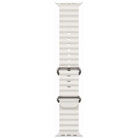 Apple Watch Ultra 2 49mm Titanium Case Ocean Band, White, белый