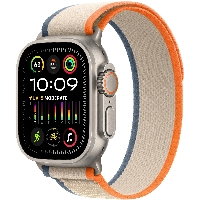 Apple Watch Ultra 2 49mm Titanium Case Trail Loop, /бежевый, размер M/L, Orange, оранжевый