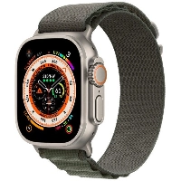 Apple Watch Ultra 49mm Titanium Case with Alpine Loop, , размер S, Green, зеленый