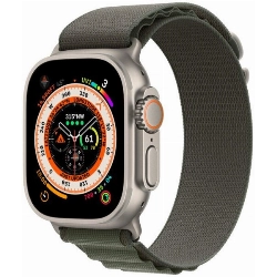 Apple Watch Ultra 49mm Titanium Case with Alpine Loop, , размер S, Green, зеленый