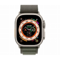 Apple Watch Ultra 49mm Titanium Case with Alpine Loop, , размер S, Green, зеленый