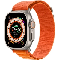 Apple Watch Ultra 49mm Titanium Case with Alpine Loop, , размер L, Orange, оранжевый