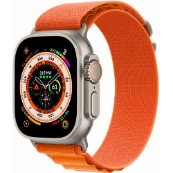 Apple Watch Ultra 49mm Titanium Case with Alpine Loop, , размер S, Orange, оранжевый