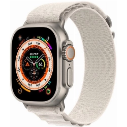 Apple Watch Ultra 49mm Titanium Case with Alpine Loop, , размер L, Starlight, "сияющая звезда"