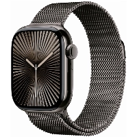 Apple Watch Series 10 46 мм, Titanium Case Cellular, Milanese Loop, Black