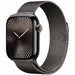 Apple Watch Series 10 42 мм, Titanium Case Cellular, Milanese Loop, Black