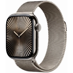 Apple Watch Series 10 42 мм, Titanium Case Cellular, Milanese Loop, Natural