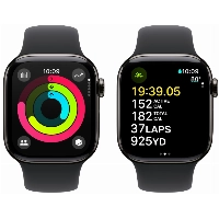 Apple Watch Series 10 42 мм, M/L 140-245 мм, Titanium Case GPS+Cellular, Black