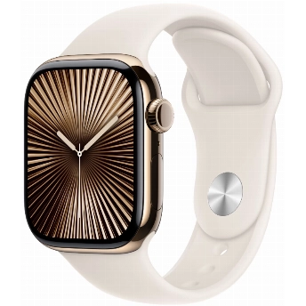 Apple Watch Series 10 46 мм, S/M 130-200 мм, Titanium Case GPS+Cellular, Gold