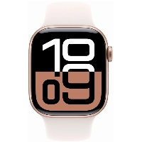 Apple Watch Series 10 42 мм, M/L 140-245 мм, Aluminium Case GPS, Rose Gold