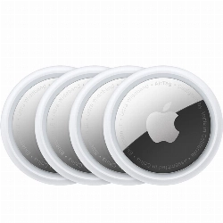 Трекер Apple AirTag белый/ 4 шт, Silver, серебристый 
