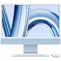 Apple iMac 24 Retina 4,5K, M3 (8C CPU, 8C GPU, 2023), 8 GB, 256 GB SSD, (MQRC3), Blue