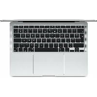 Ноутбук Apple MacBook Air 13" (M1 8C) MGN93, 8/256 ГБ, Silver, серебристый 