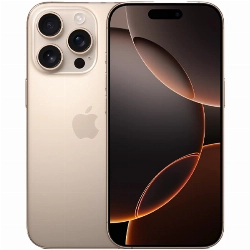 Смартфон Apple iPhone 16 Pro 256 GB, Dual: nano SIM + eSIM, Desert Titanium