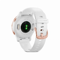 Умные часы Garmin Venu 2S Rose  Bezel with White Case and Silicone Band, Gold, золотистый