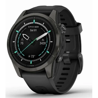 Умные часы Garmin Epix Pro Gen 2 Sapphire Edition 42 мм, 0100280215, Titanium/Black-Grey