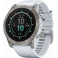 Умные часы Garmin Epix Pro Gen 2 Sapphire Edition 51 мм, 0100280411, Titanium/White