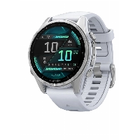 Умные часы Garmin Fenix 8, Amoled Sapphire, 43 мм, 0100290300, Silver