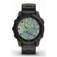 Умные часы Garmin Fenix 7, Sapphire Solar 47 мм, 0100254039, Carbon/Gray