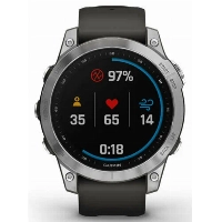 Умные часы Garmin Fenix 7, 47 мм, Silver/Graphite