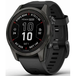 Умные часы Garmin Fenix 7S Pro, Sapphire Solar Black 0100277611