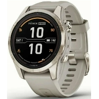 Умные часы Garmin Fenix 7S Pro, Sapphire Solar Soft Gold 0100277615