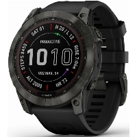 Умные часы Garmin Fenix 7X, Sapphire Solar Carbon Gray 0100254111